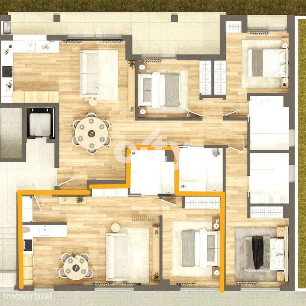 APARTAMENTO T3 NOVO - MALVEIRA - Grande imagem: 2/22