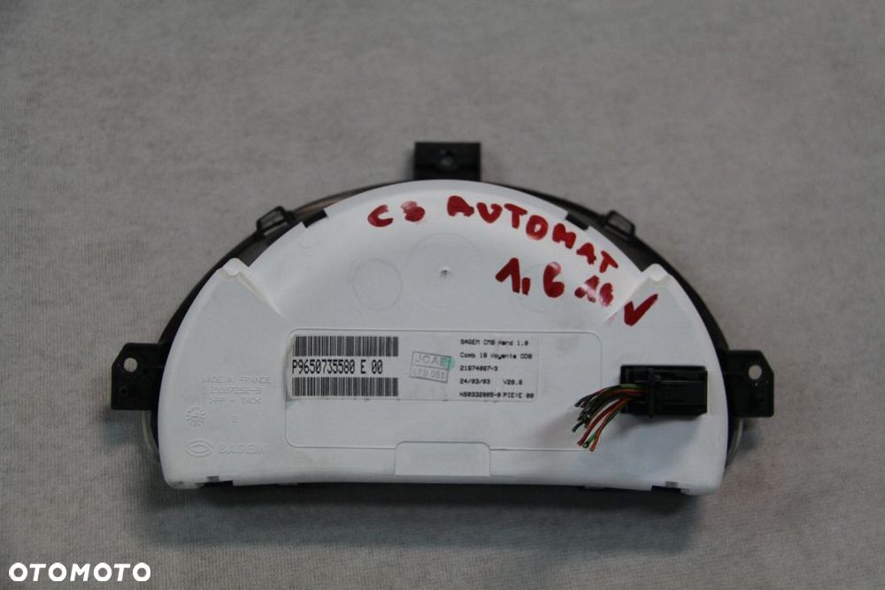 Citroen C3 I licznik  9650735580 - 2