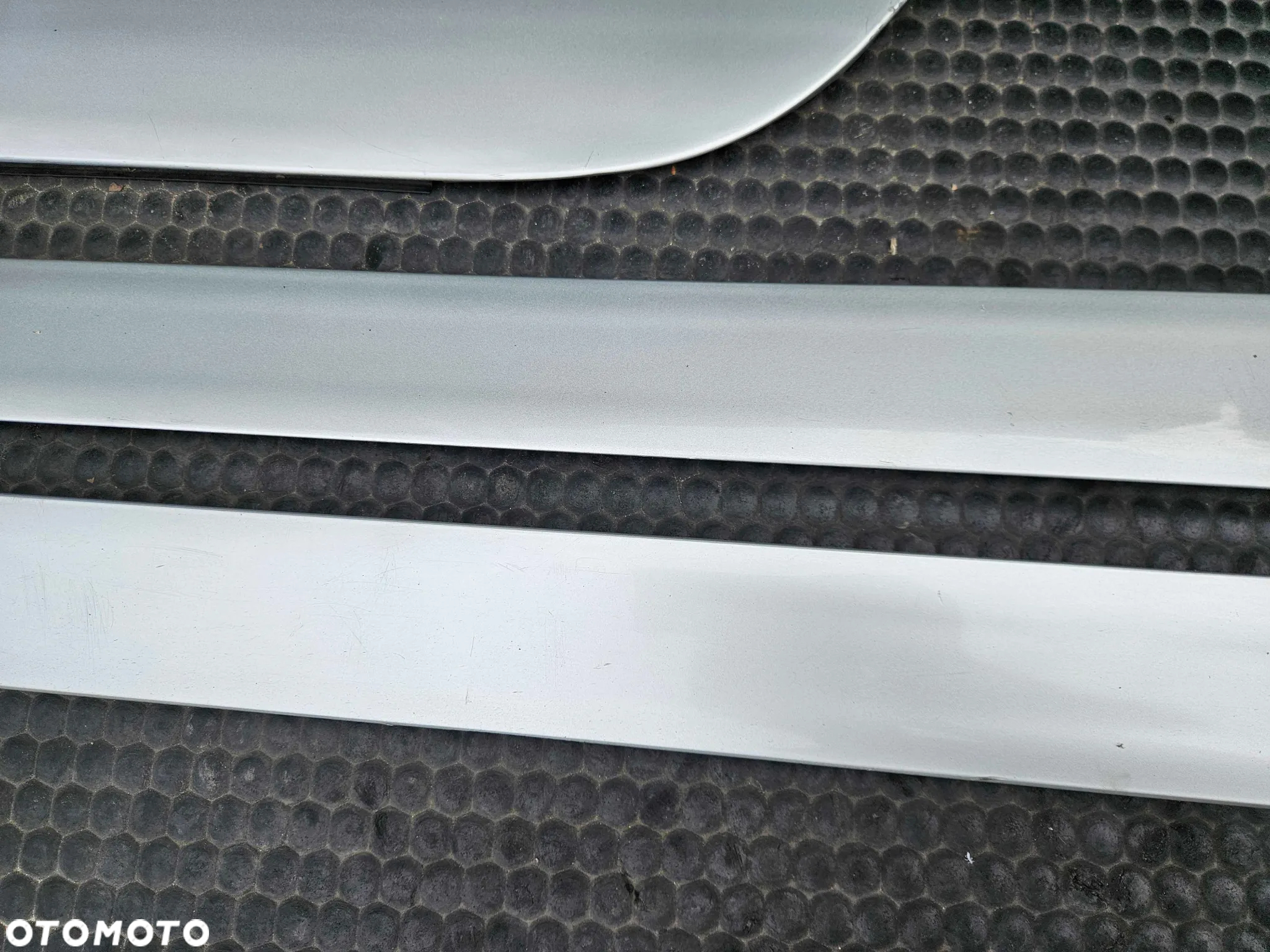 Listwa Listwy Drzwi Srebrne LY7W Dolne Komplet Audi A6 C6 Sedan Kombi Oryginalne - 7