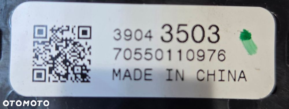 MANETKA PRZELACZNIK KIERUNKOWSKAZÓW OPEL ASTRA K V 39043503 - 6