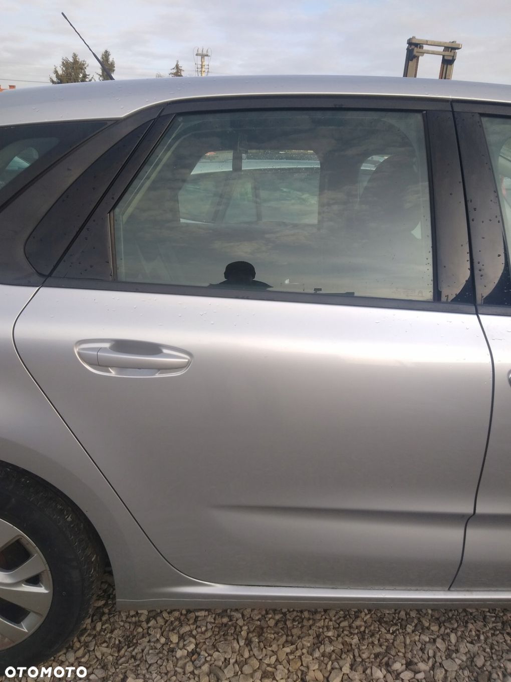 DRZWI PRAWY TYŁ CITROEN C4 PICASSO II 2 SREBRNE EZRC 2014 ROK - 1