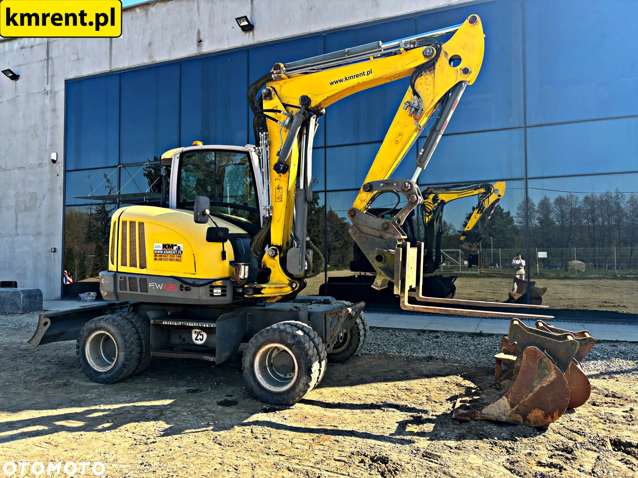 Wacker Neuson EW 65 KOPARKA KOŁOWA 2016R. | KOMATSU PW 98 LIEBHERR A 309 VOLVO EW60 - 4