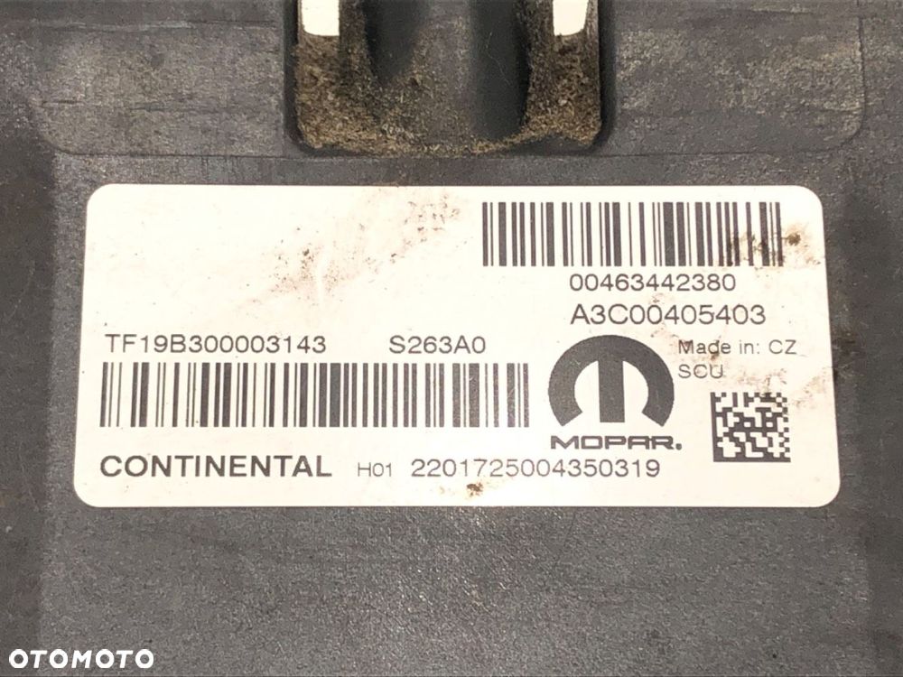 MODUŁ STEROWNIK  FIAT DOBLO Cargo (263_) 2010 - 2022 1.6 D Multijet 77 kW [105 KM] olej napędowy - 3