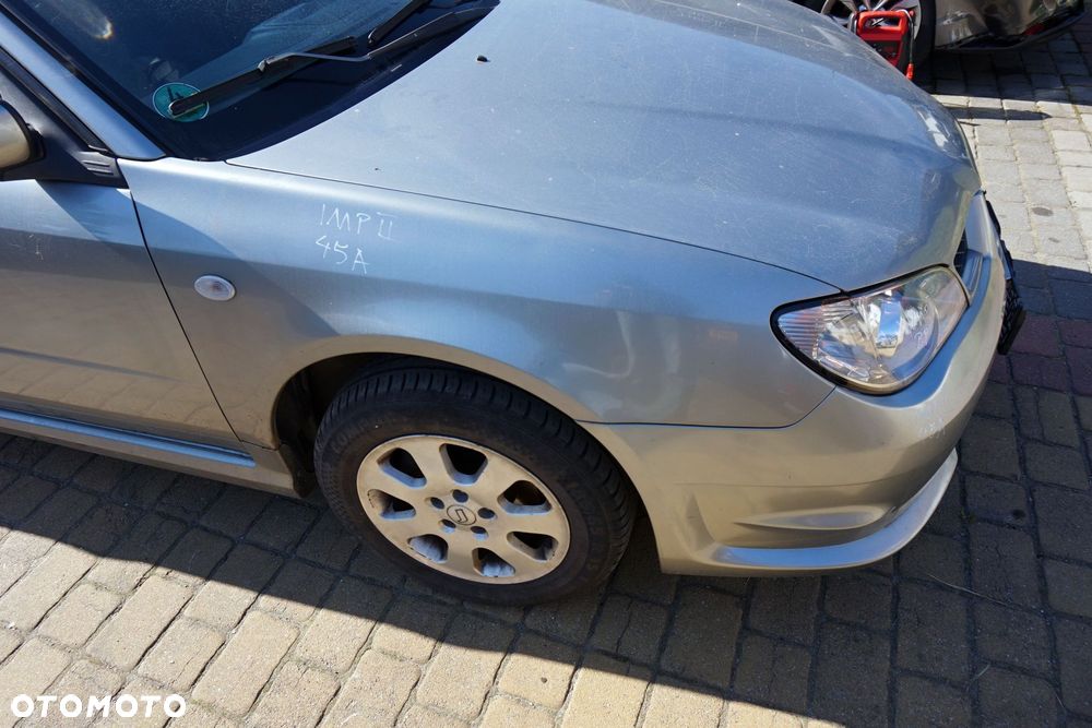 MASKA ZDERZAK BŁOTNIKI LAMPY IMPREZA II GD LIFT 45A  SUBARU 2006-2007 SZARY PRZÓD KOMPLETNY - 15
