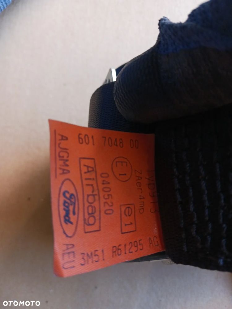 Pas bezpieczeństwa Ford c-max 03-07R  prawy lewy przód tył komplet 609887200A 609887100A - 3