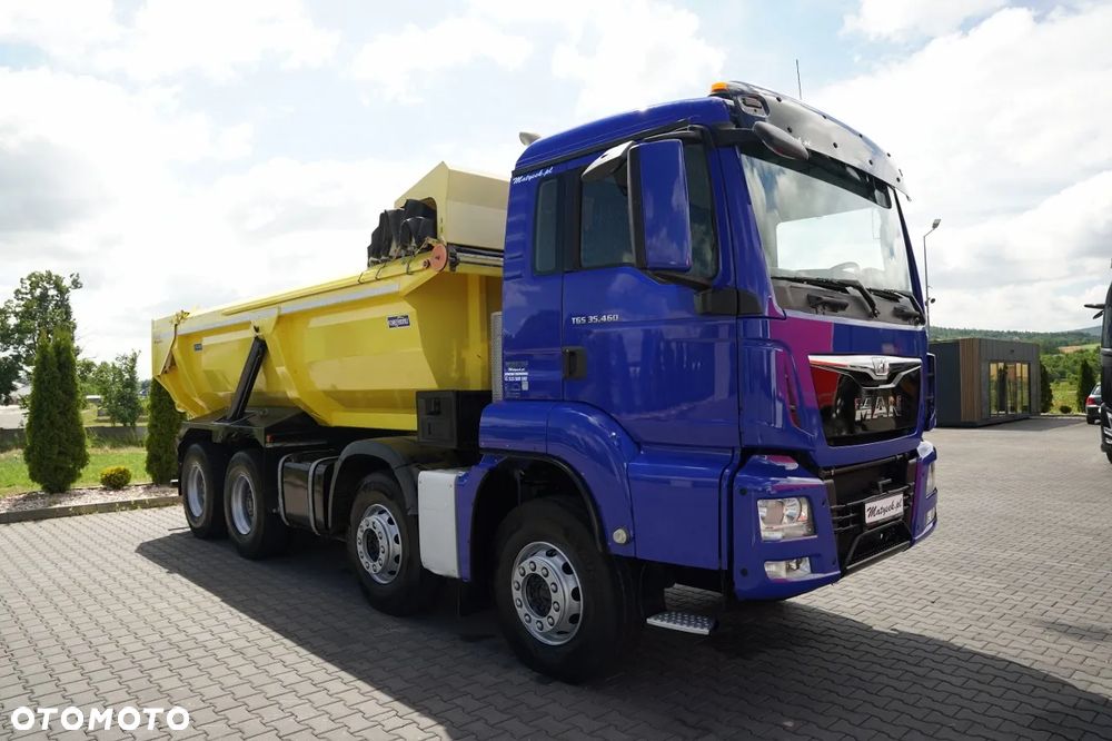MAN TGS 35.460 / 8x4 / WYWROTKA TYLNOZSYPOWA / HYDROKLAPA / NAVI / AUTOMAT - 14