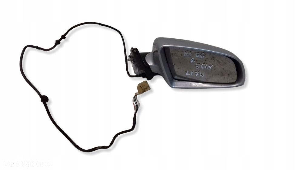 lusterko prawe elektryczne 5 pin audi a4 b6 00-06 lak. ly7w - 1