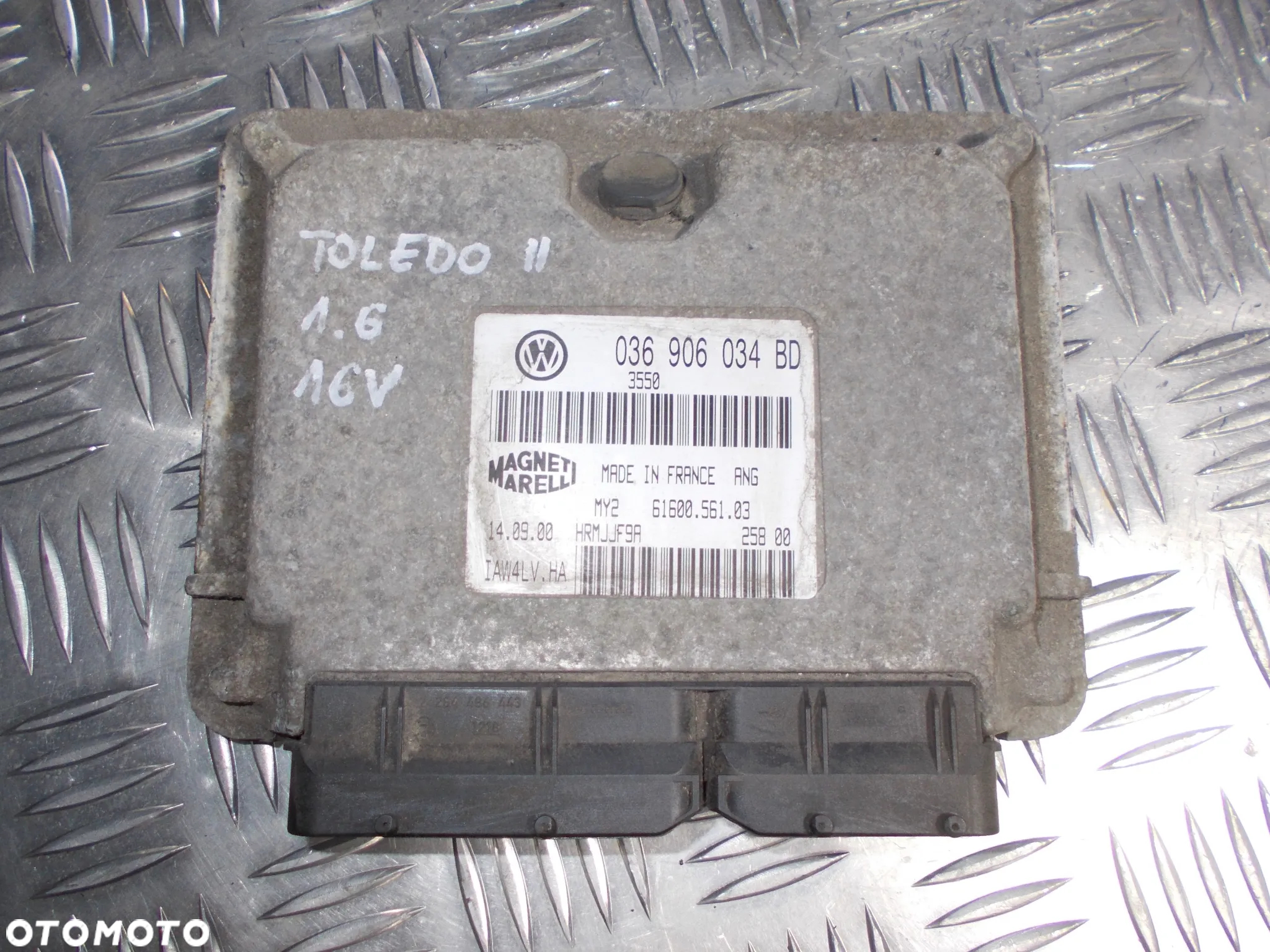 Seat Toledo II zestaw startowy 1.6 B - 2