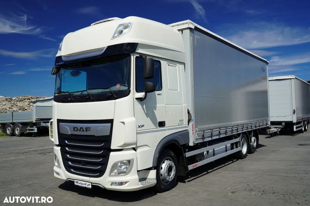 DAF XF 480 / SOLÓWKA / SSC / MEGA / I PARK-COOL / 6X2 / PUNTE RELAXABILĂ / ACOPERIȘ RELAXABIL / ȘINCĂLARE BOGIE / - 4