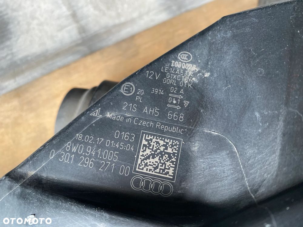 lampy audi a4 b9 bi xenon led komplet eu całe - 4