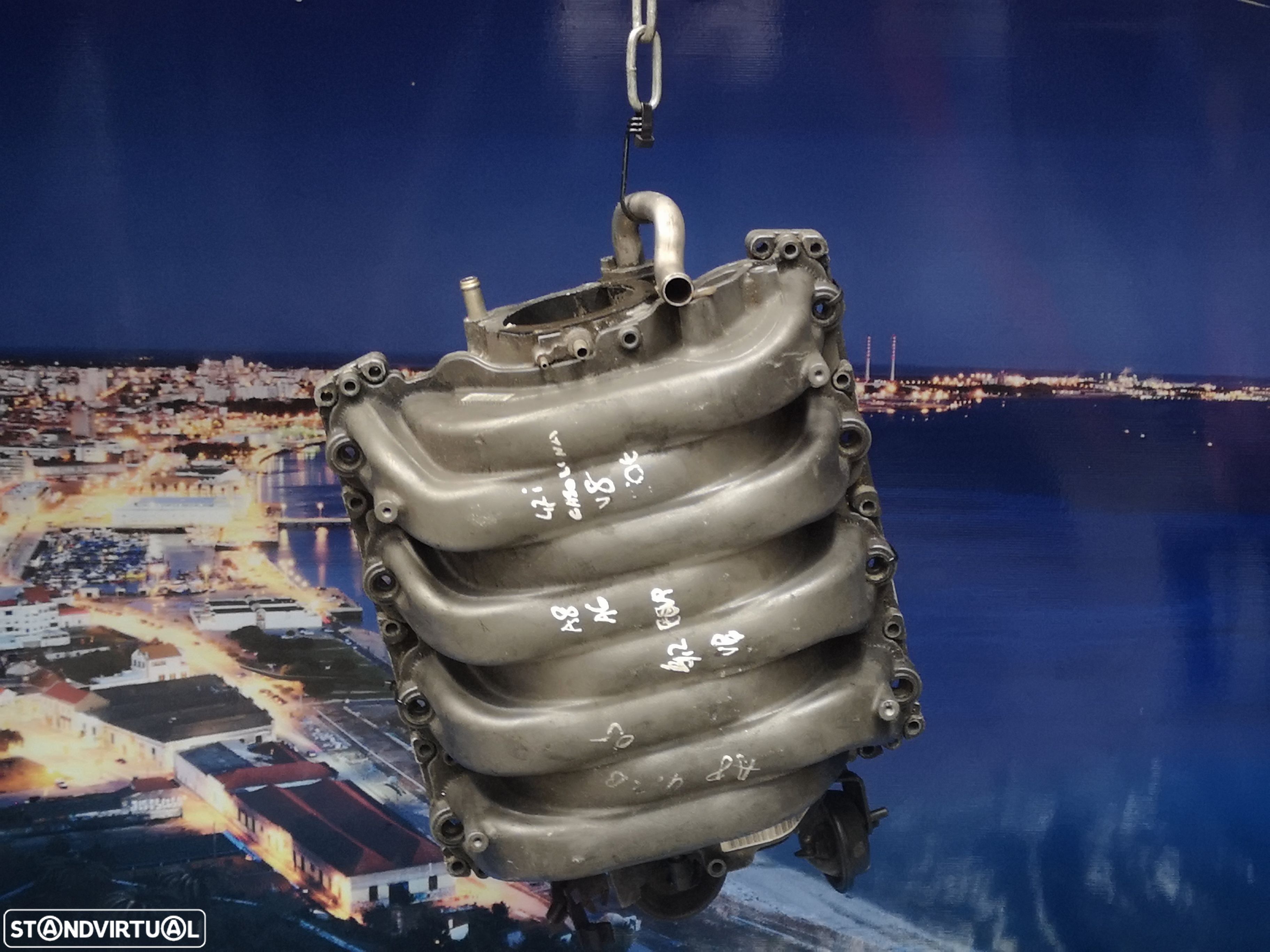 Coletor admissão colector 3.7i 4.2i v8 audi a8 d3 4e0 2003-2005 - 1