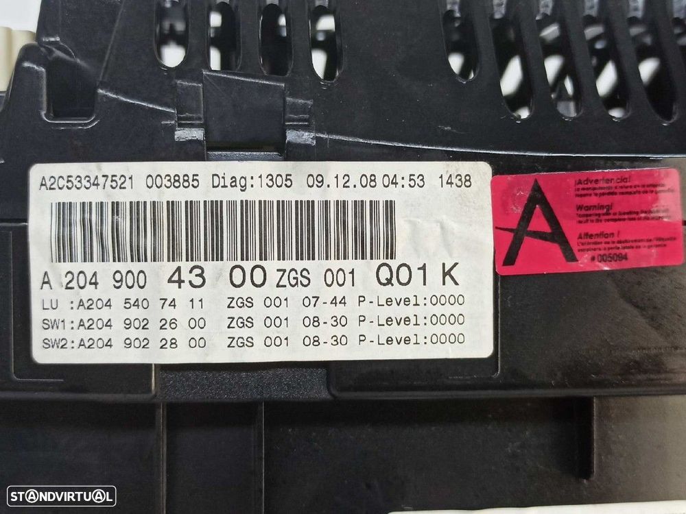 QUADRANTE MERCEDES CLASE C (W204) FAMILIAR 200 T CDI (204.207) - 7