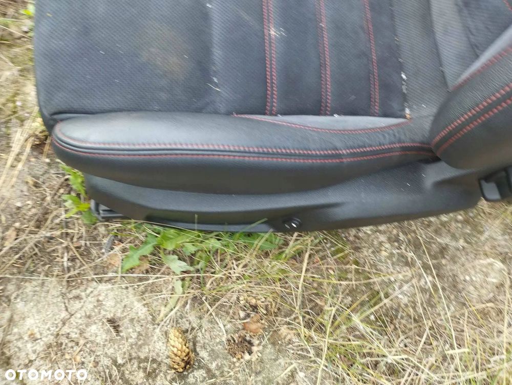 komplet foteli alcantara z czerwoną nitką ford mondeo mk4 - 3