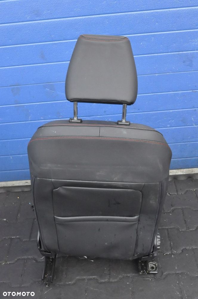 FORD FIESTA MK8 5D PRZEKŁADKA WNĘTRZA FOTELE KANAPA PÓŁSKÓRA ALCANTARA - 11