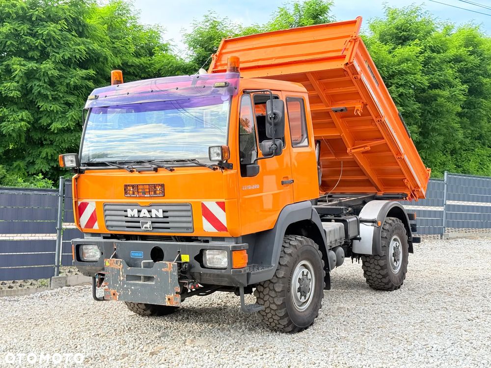 MAN * MAN 10-220 * Pług * Kiper Wywrotka Meiller * 4x4 * Zimowe Utrzymanie * Unimog * - 14