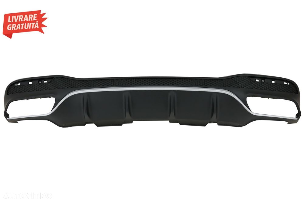 Difuzor Bara Spate cu Ornamente Evacuare Mercedes GLS X166 Facelift (09.2015-2019)- livrare gratuita - 4