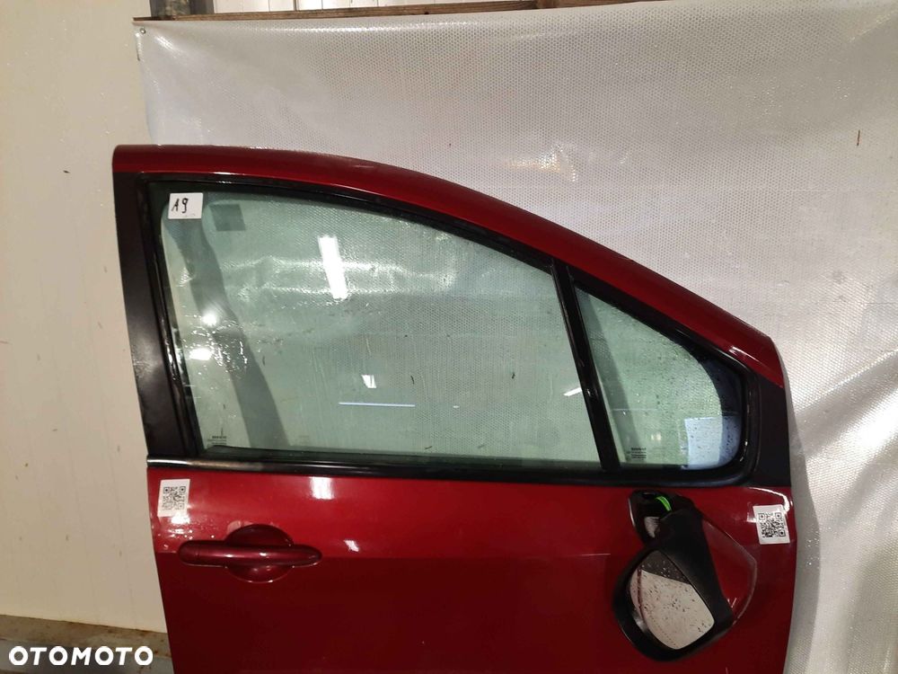 + DRZWI PRZÓD PRZEDNIE PRAWE RENAULT MODUS TEB76 BORDO BORDOWE - 6