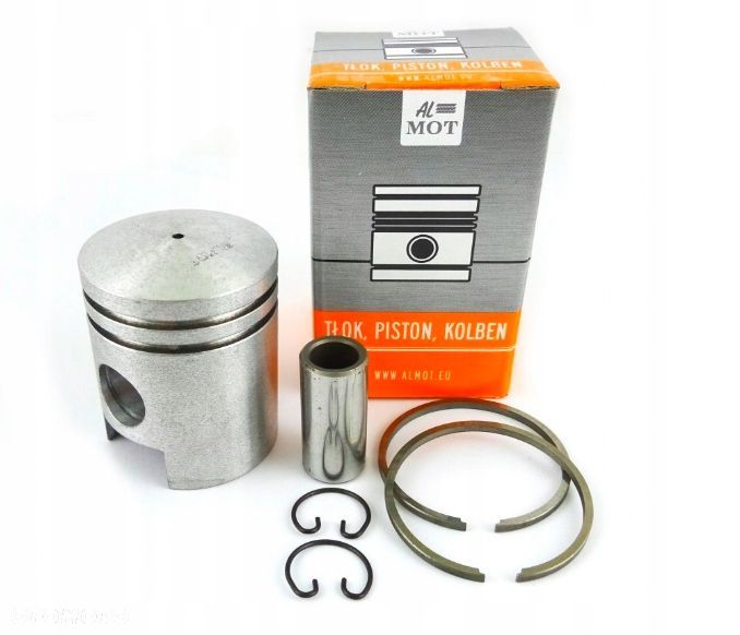 tłok babetta 210 ak20 owalizowany 39.25 sworzeń pierścienie almot - 1