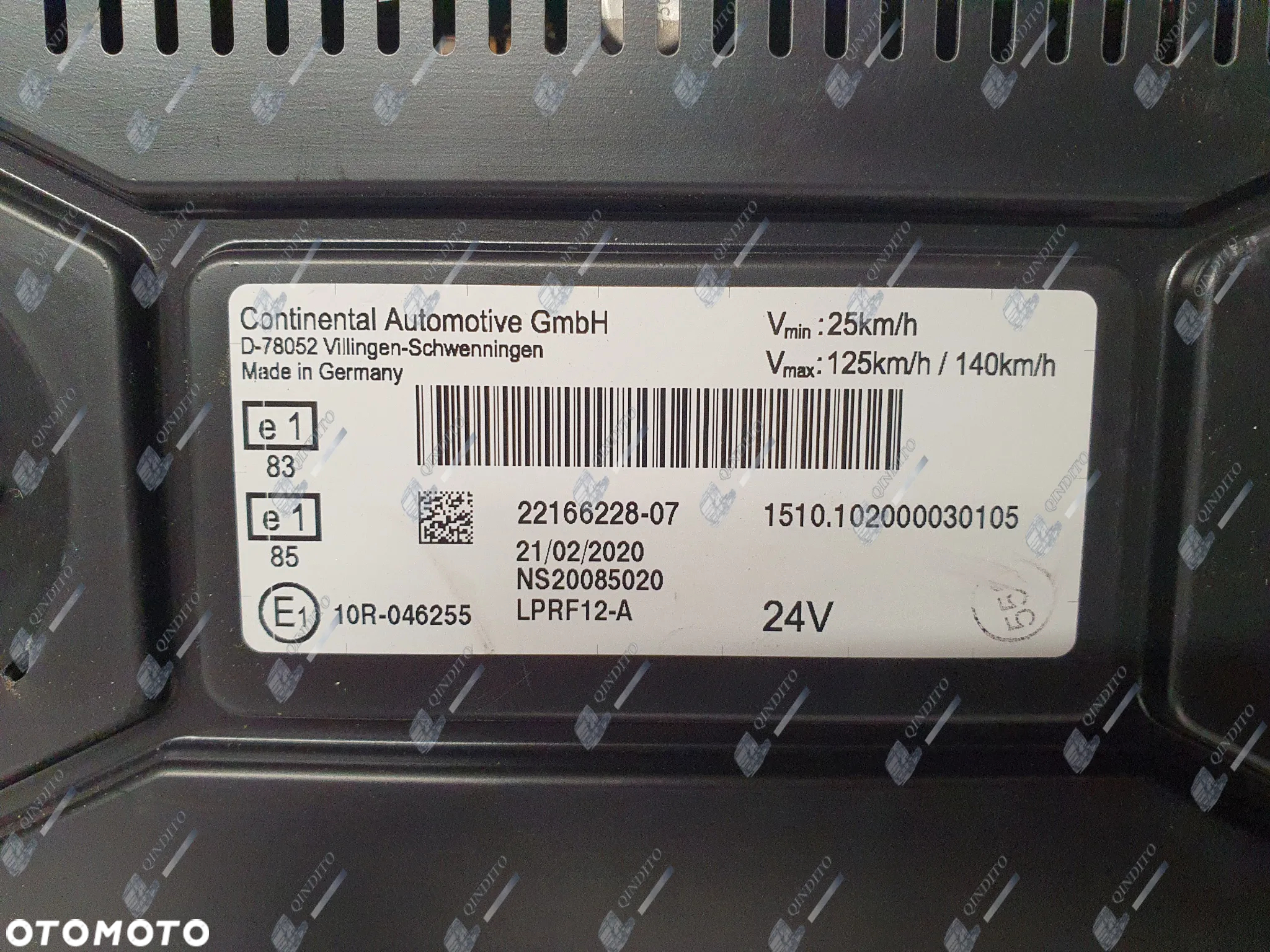 ZEGARY LICZNIKI RENAULT GAMA RANGE T 22166228 - 2