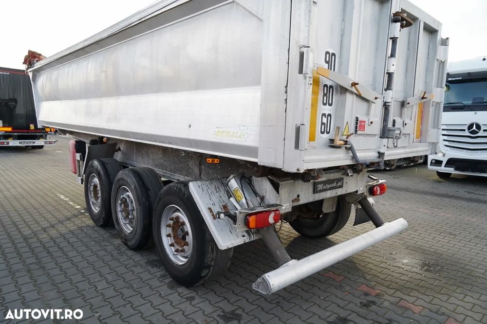 Benalu BASCULATOR BENALU / 23 m3 / ALUMINIU / AXĂ RELAXABILĂ / GREUTATE: 5.000 KG / - 11