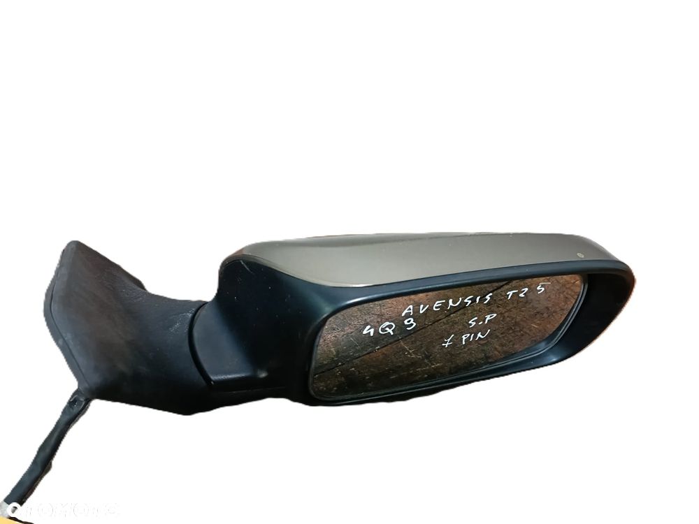 TOYOTA AVENSIS II T25 03-06 r. 4Q9 ELEKTRYCZNE LUSTERKO PRAWE EU + - 3