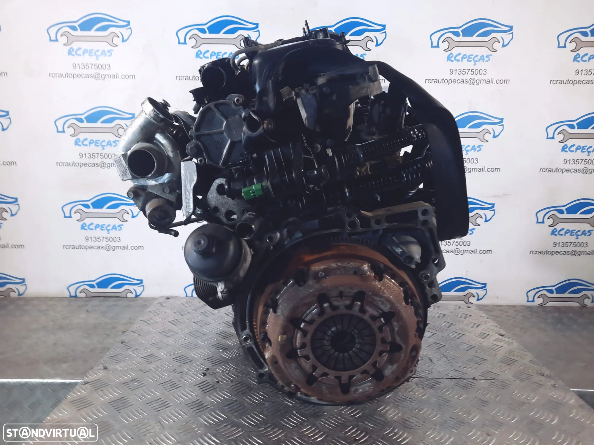 MOTOR COMPLETO 1.6 TDCI 16V 90CV HHJE FORD FIESTA VI 6 MK6 MOTOR ARRANQUE ALTERNADOR BIMASSA COMPRESSOR EMBRAIAGEM BOMBA DIRECAO INJETORES - 6