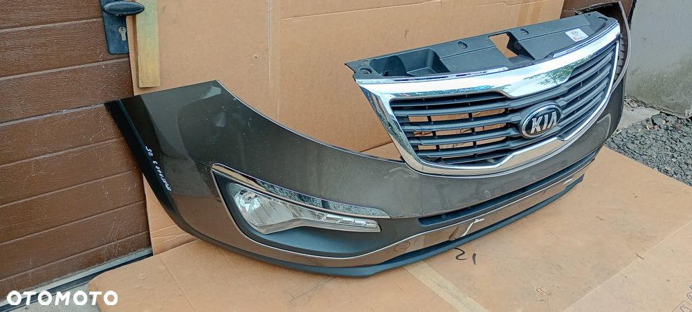 Zderzak przód przedni kompletny grill halogeny KIA Sportage III 3 D5 - 9