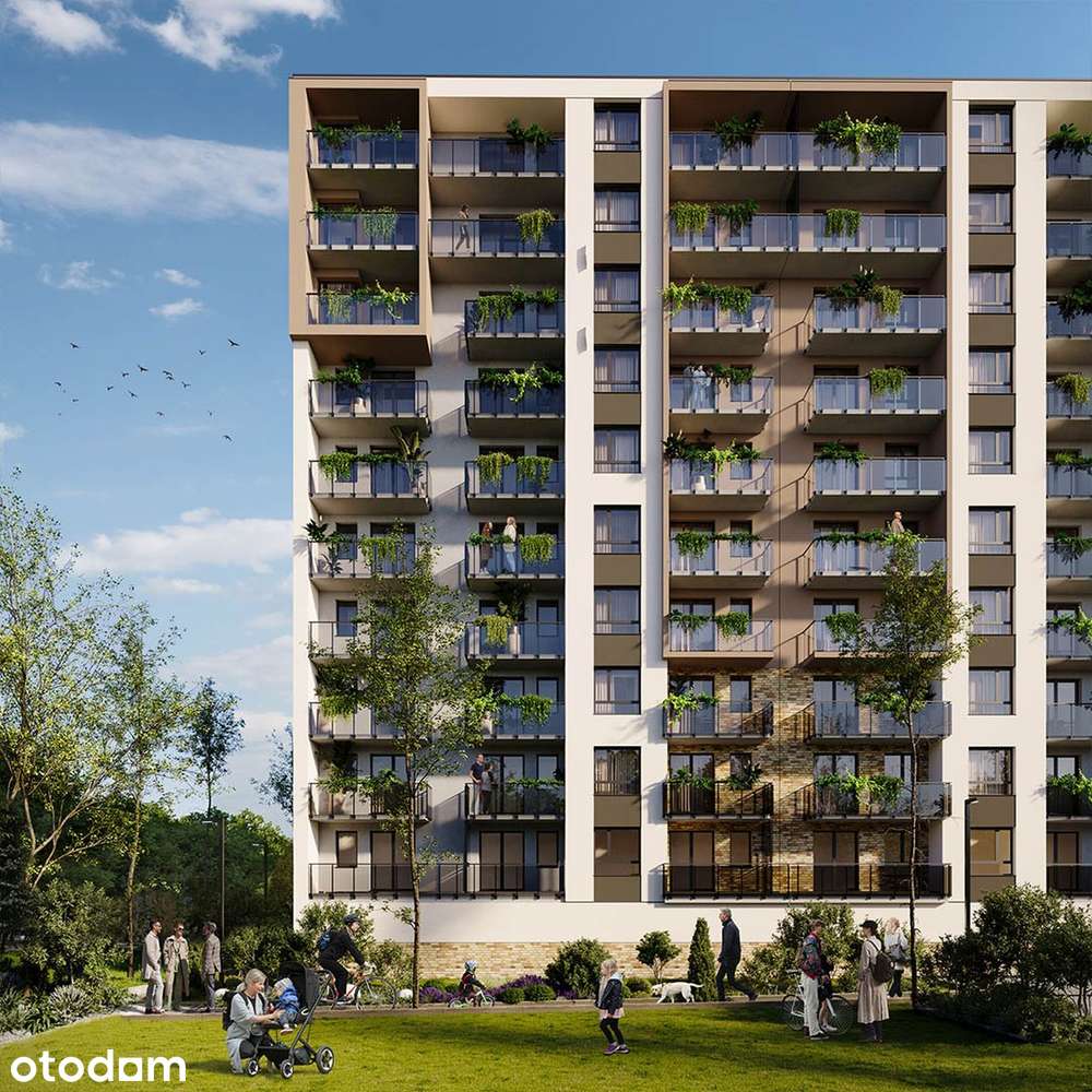 3-pokojowe mieszkanie 58m2 + loggia