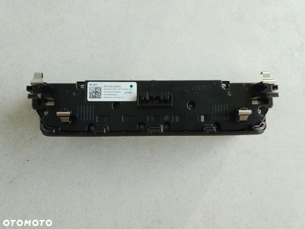 PANEL KLIMATYZACJI AUDI A3 S3 2019- 8Y0820043A - 3