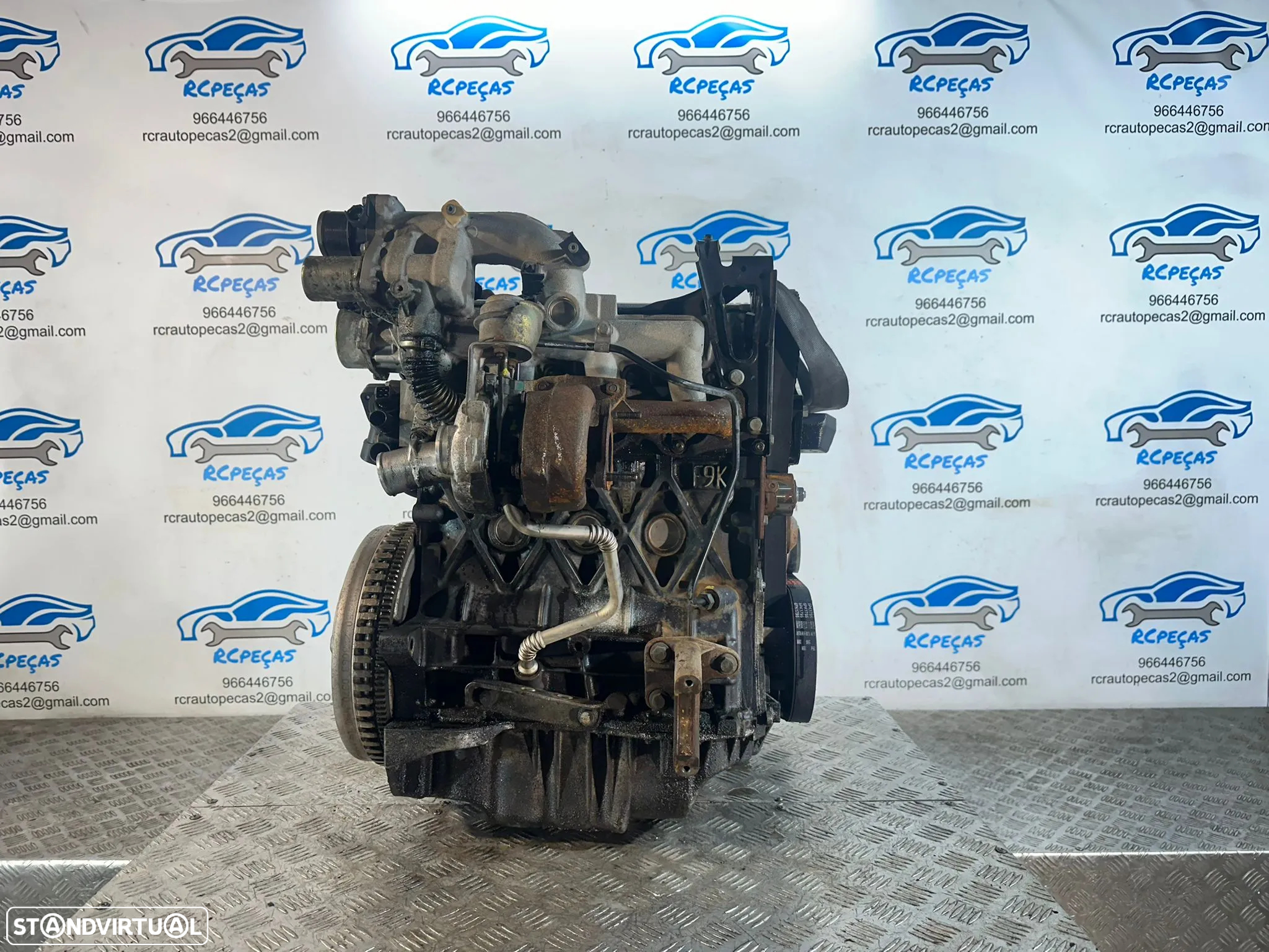 .Motor Completo Renault Volvo 1.9 D DCi 102cv 8v D4192T F9Q2D4192T - 5