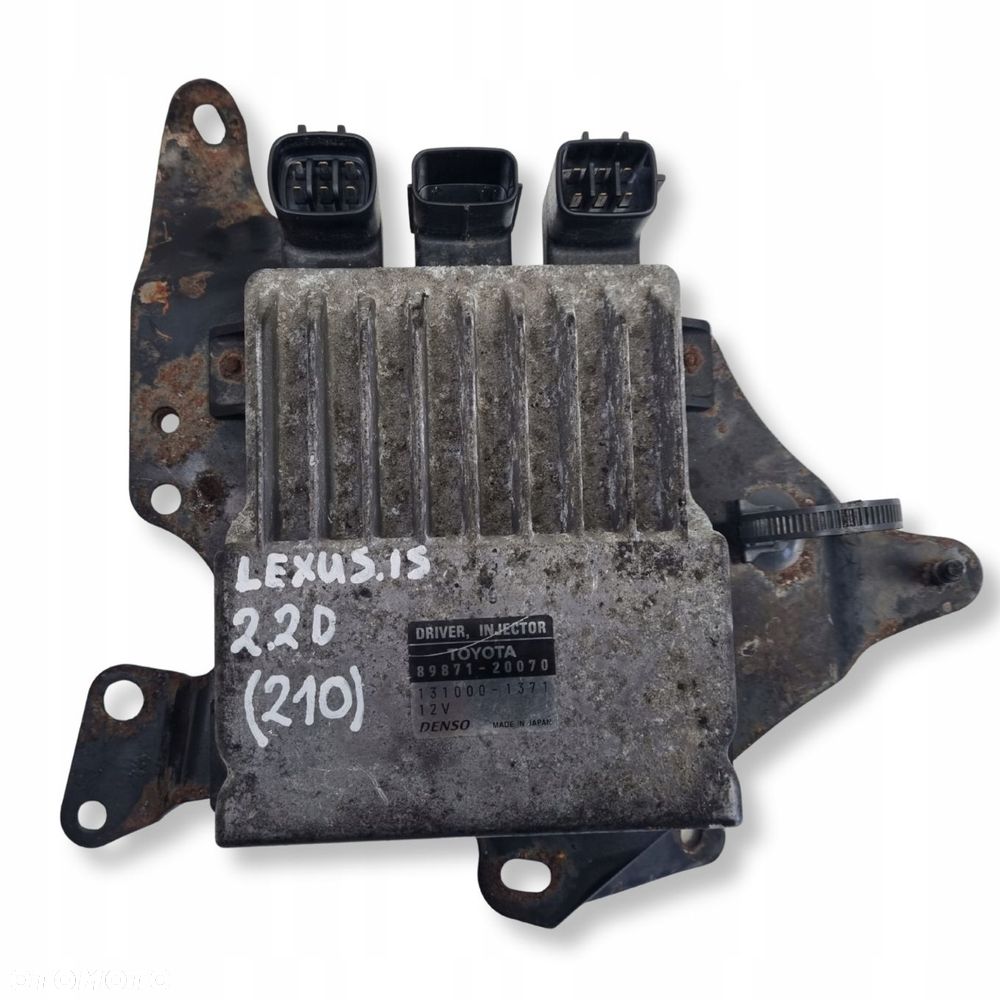 STEROWNIK SILNIKA Lexus IS IS220 2.2 D-CAT _ komputer 89871-20070 2AD - 1