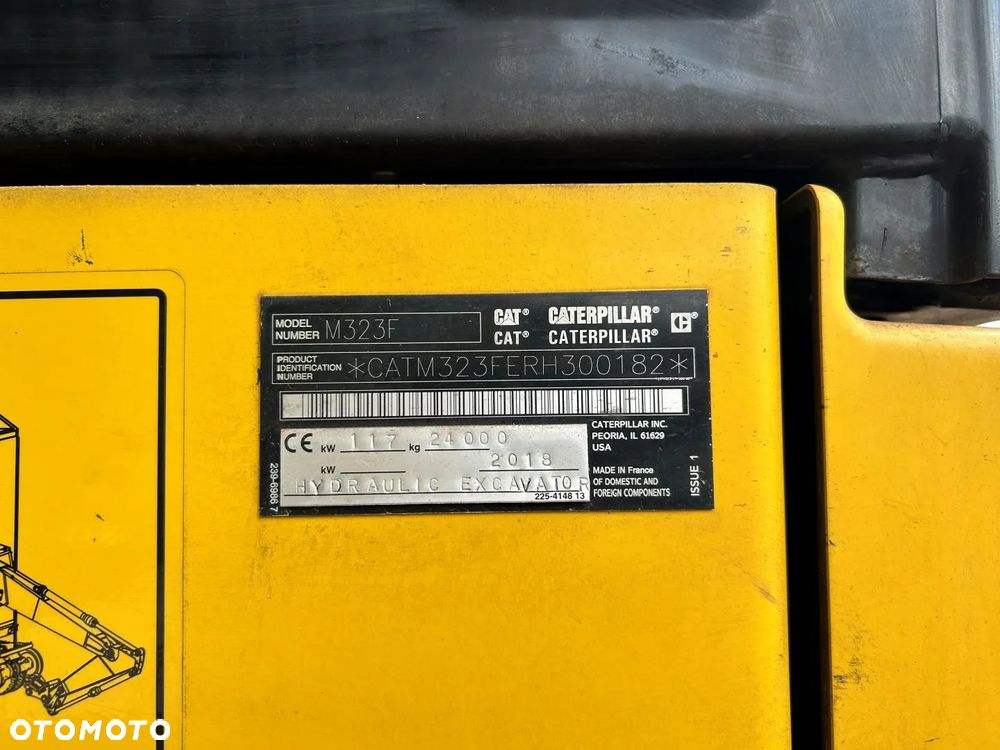 Caterpillar M323F, 2018 ROK, 7100 MTH, DWUDROGOWA - 27