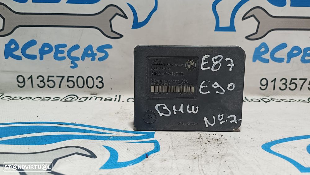 ABS MODULO BLOCO HIDRAULICO BMW SERIE 3 E90 3452677715901 677715901 6777159 3451677715801 677715801 6777158 E91 SERIE 1 E87 E81 118D X1 E84 18D SDRIVE - 5
