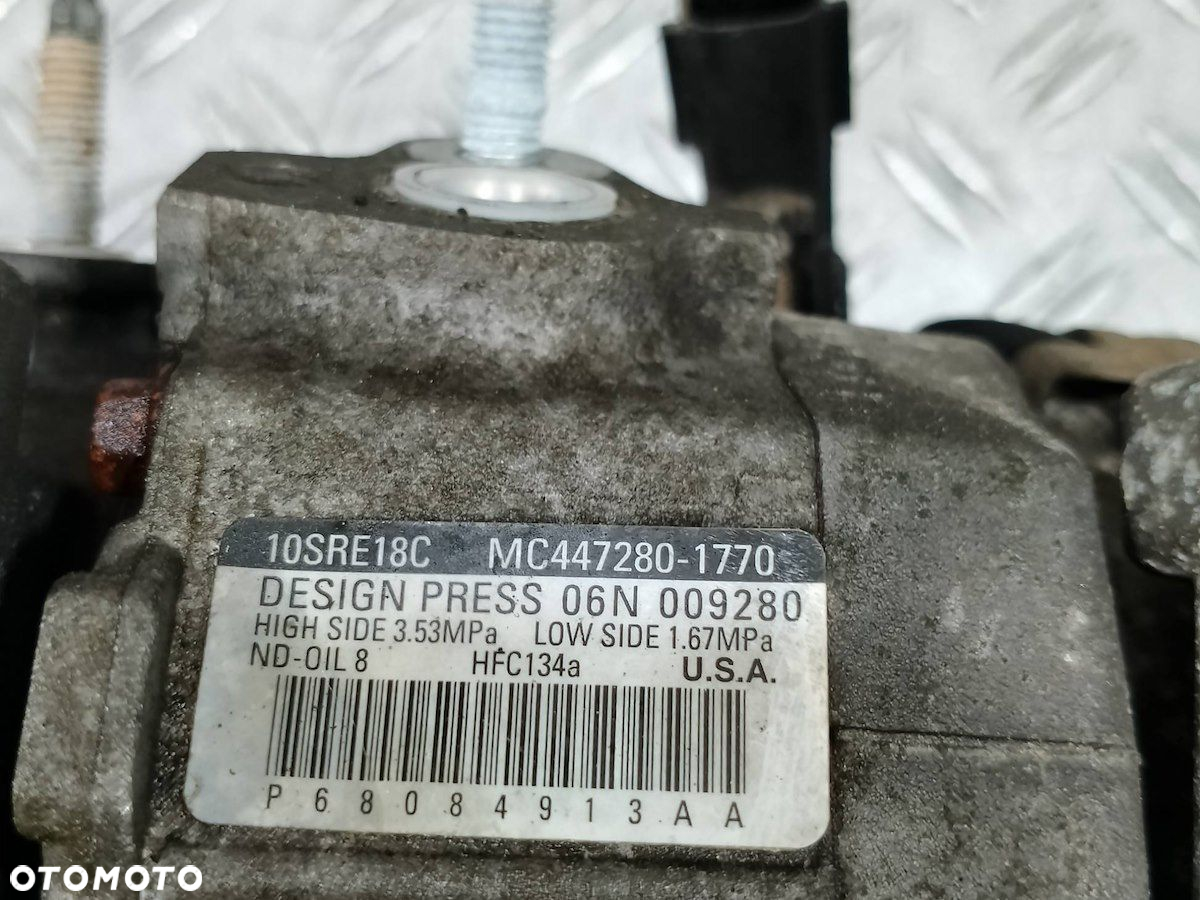 POMPA, SPRĘŻARKA KLIMATYZACJI CHRYSLER 200 (JS) 10SRE18C  MC447280-1770 3.6 - 6