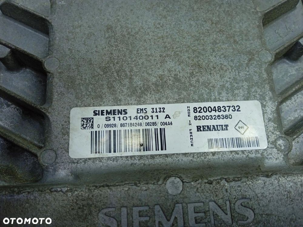 Komputer Silnika Sterownik 8200483732 Dacia Logan 1.4 - 4