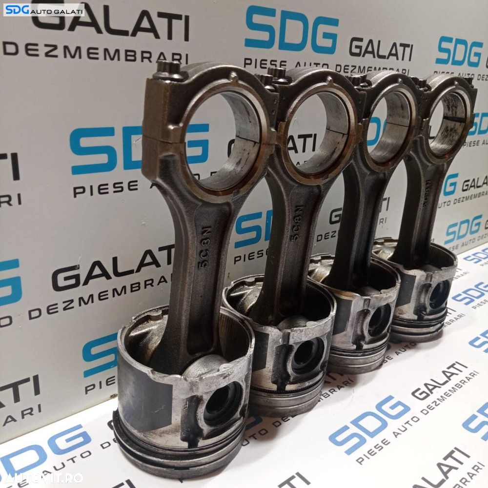 Set Piston Pistoane cu Biela Biele Mazda 6 2.0 D RF7 RF7J 2002 - 2008 [X1120] [X1121] - 3