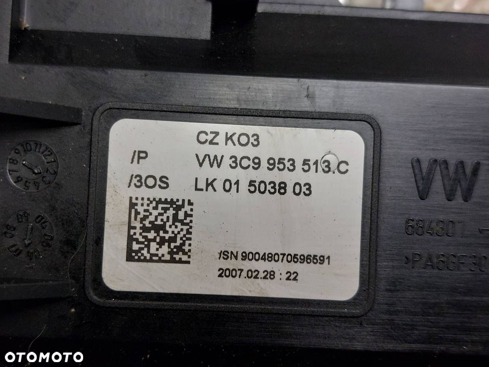 MANETKA PRZEŁĄCZNIK ZESPOLONY PASSAT B6 3C9953513C 3C9953507AH - 4