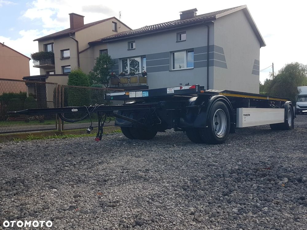 Wielton PS-2 PRZYCZEPA POD KONTENERY DO HAKOWCA 2-OSIE BLIŹNIAKI HUFFERMANN ZASŁAW SKIBICKI - 16