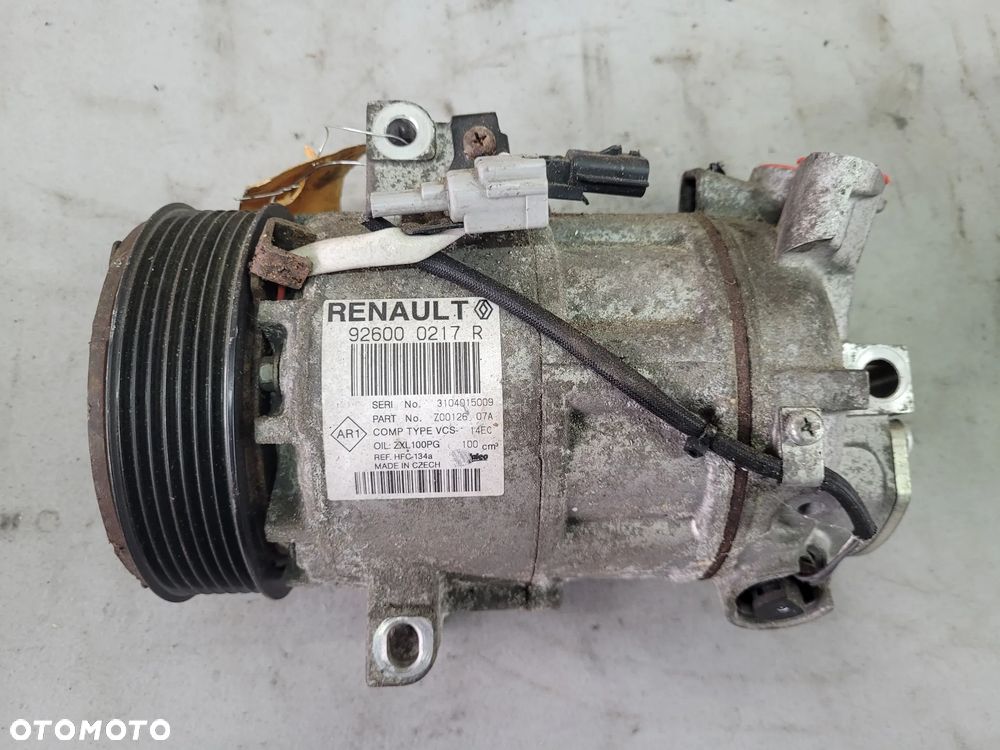Sprężarka pompa kompresor klimatyzacji RENAULT CAPTUR Clio IV 0.9 TCE 926000217R - 1