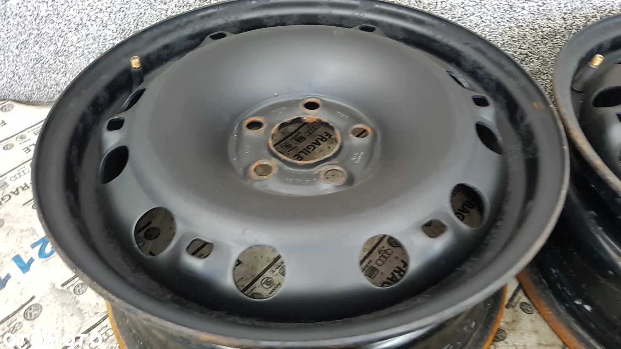 FELGI STALOWE VW  5X100 6JX15 ET43 VW POLO SKODA FABIA SEAT IBIZA - 6