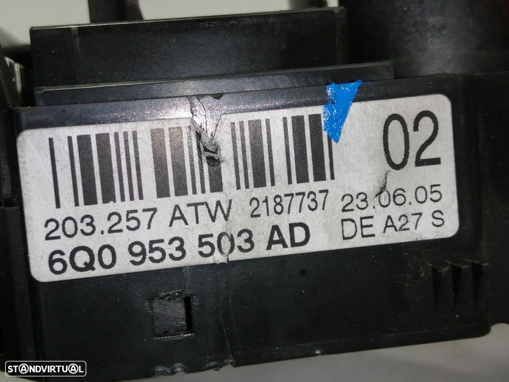 COMANDO MULTIFUNÇÕES VOLKSWAGEN POLO 2005 -6Q0953503AD - 3