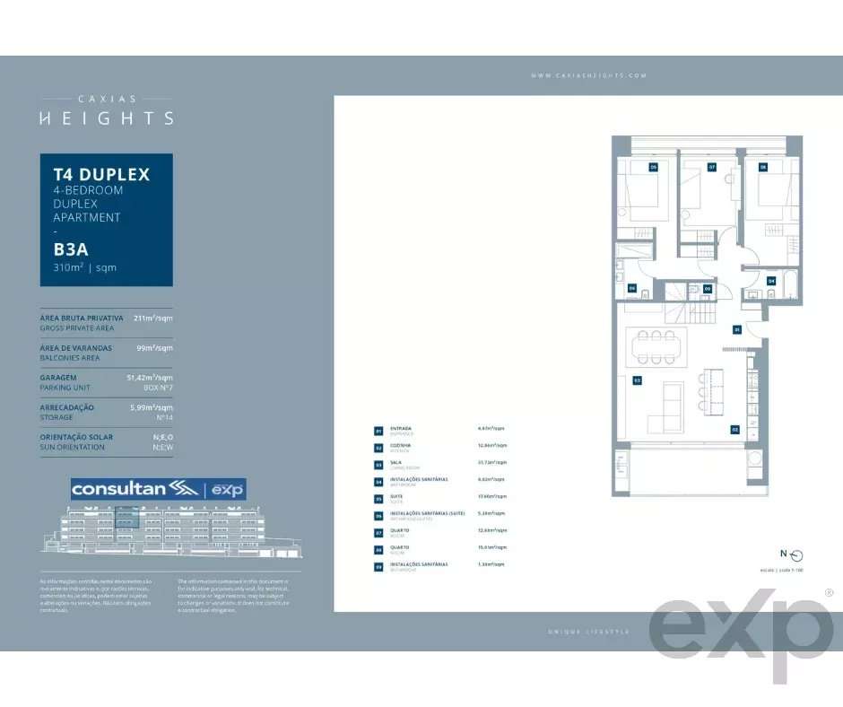 Apartamento T4 Duplex- Caxias - Grande imagem: 5/7