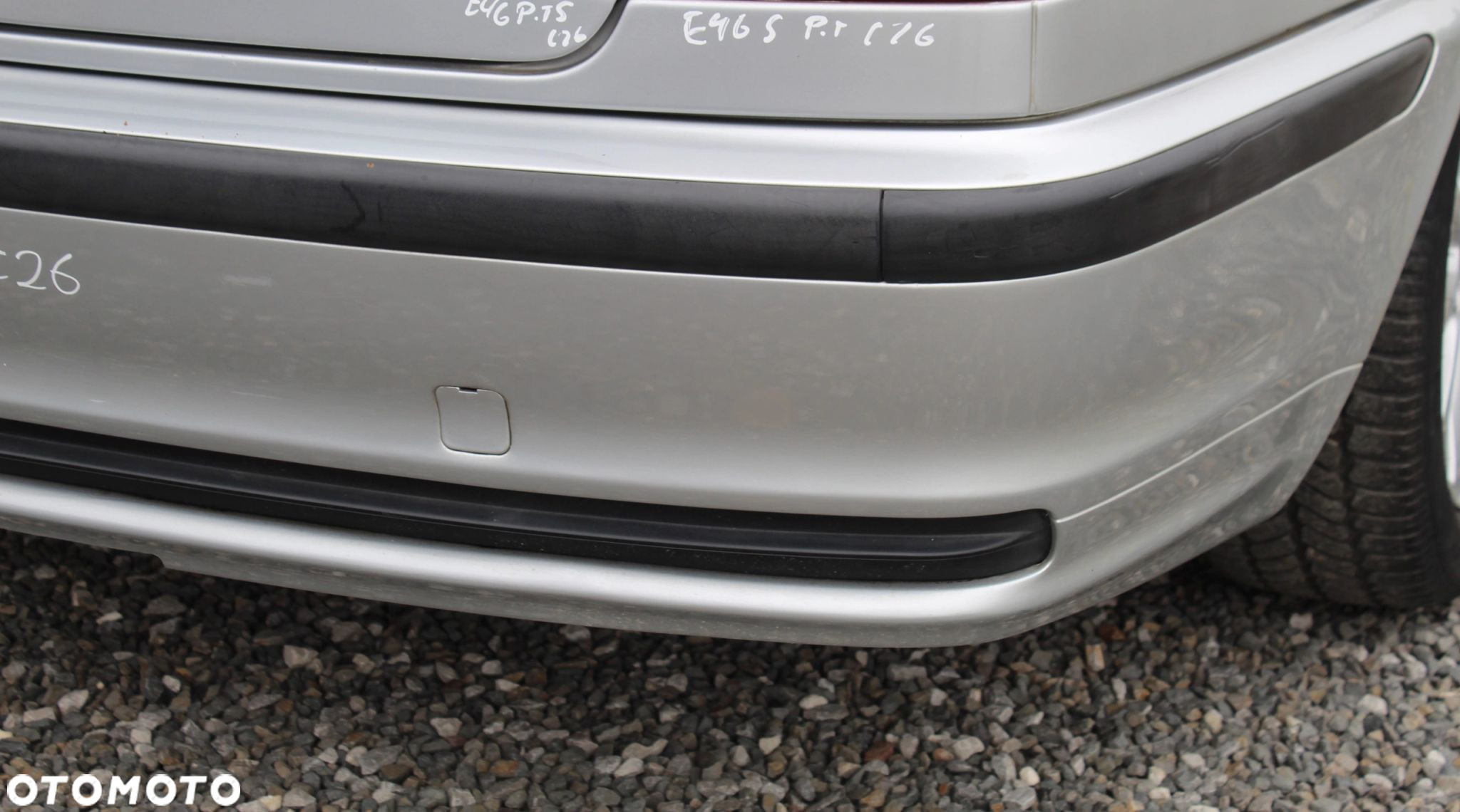 ZDERZAK TYŁ TYLNY BMW E46 SEDAN 354 TITANSILBER - 3
