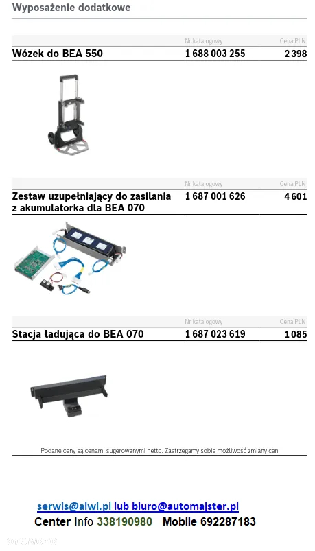 BEA 550 UNI Kombi 1687230506 zestaw pakiet z szafką - 26