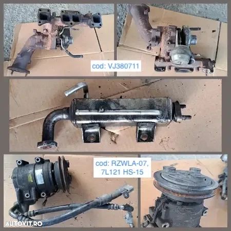 Anexe Ford Ranger Mazda BT-50 2,5 tdci 2007-2009 cod motor WLAA turbina galeri evacuare racitor de gaze alternator pompa vacuum servo galerie admisie clapeta acceleratie joja ulei corp terfmostat electromotor injectoare - 2