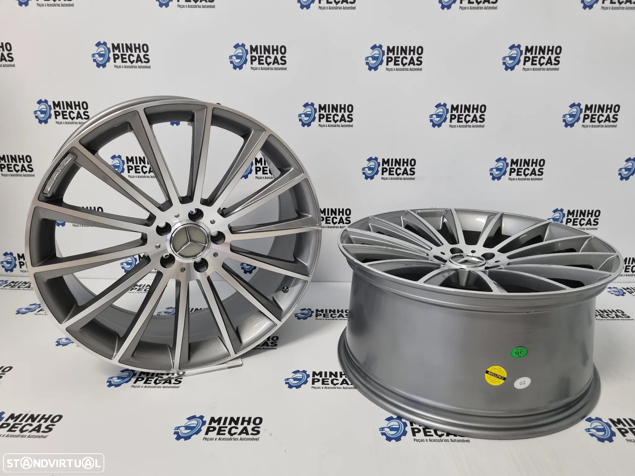 Jantes Mercedes (C63) AMG Turbine em 20 GunMetal - 4