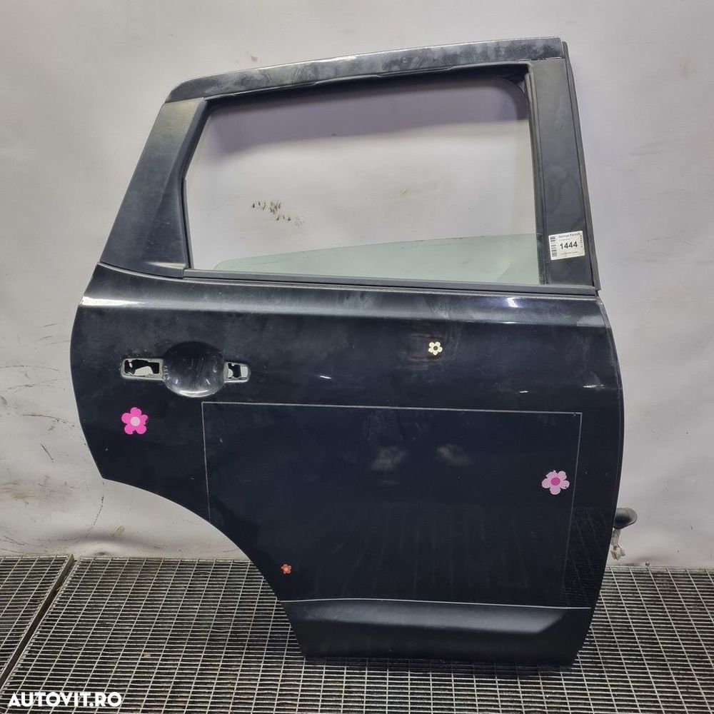 Usa Dreapta Spate Nissan Qashqai Facelift 2010 - 2013 SUV 4 Usi BLACK Metalizat Z11 (1444) - 1