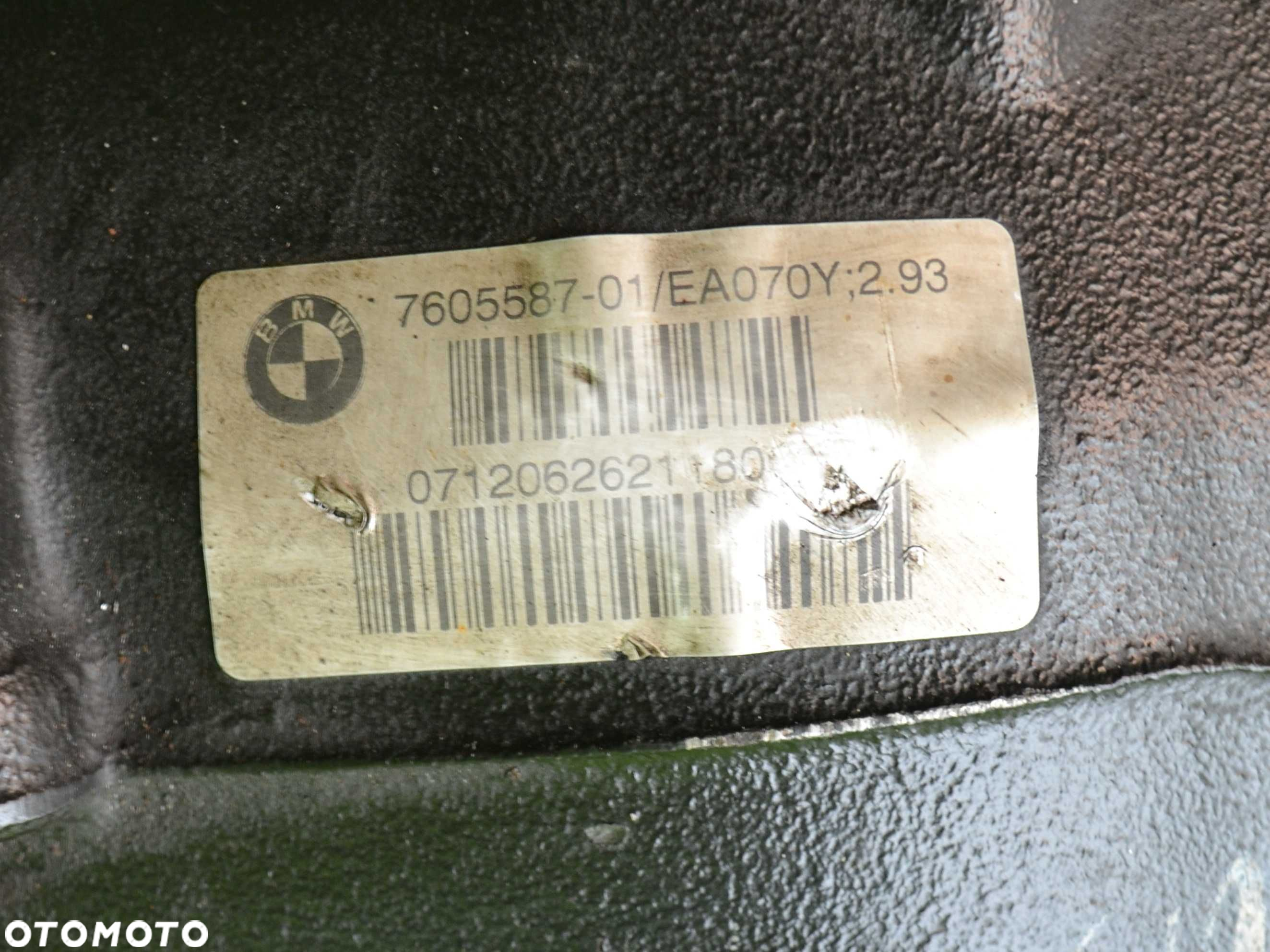 Dyferencjał Dyfer Tył BMW 1 F20 1.6D 2013 r  2.93 - 2