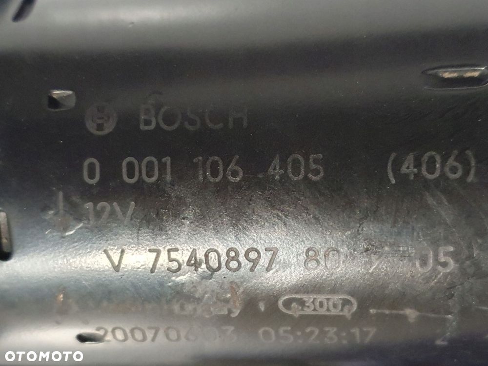 ROZRUSZNIK Mini Cooper R56 1.6 16V VTi bosch 0001106405 V754089780 - 2
