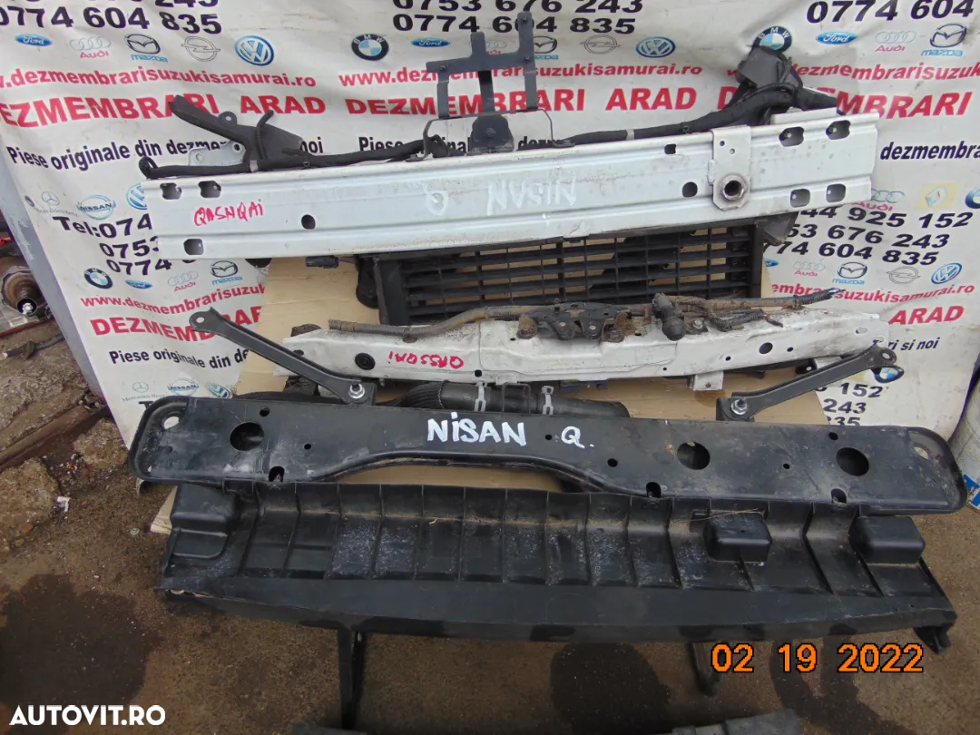 Trager Nissan Qashqai 2013-2020 trager armatura grila radiatoare 1.5 radiator apa intercooler gmv v - 6